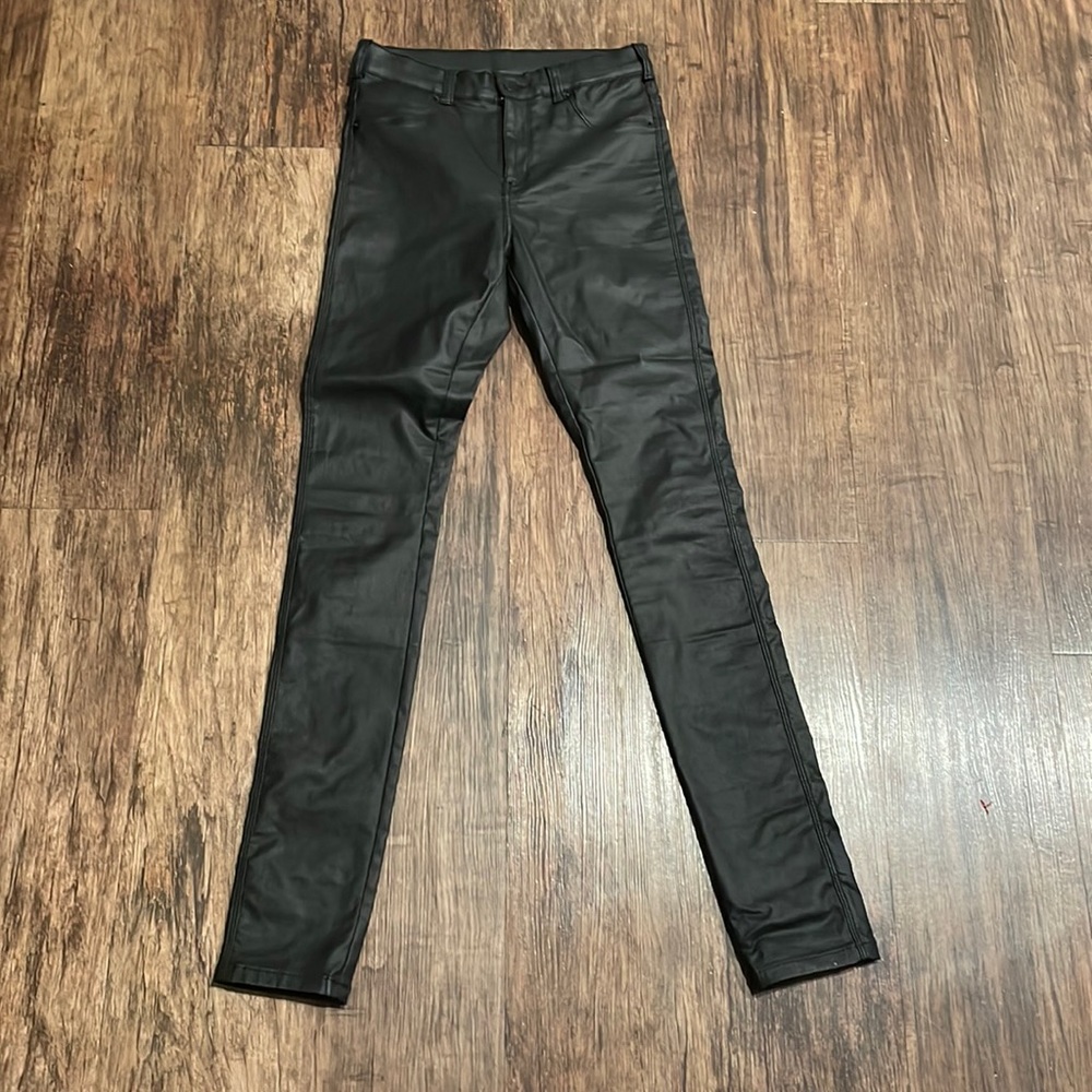 DrDenim Plenty Black Metal Pants szM